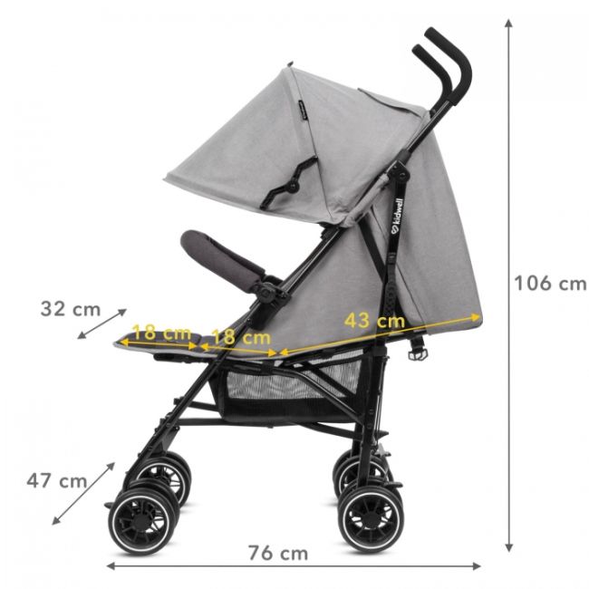 Carucior sport kidwell nelli gray graphite edeediwospnel02a0