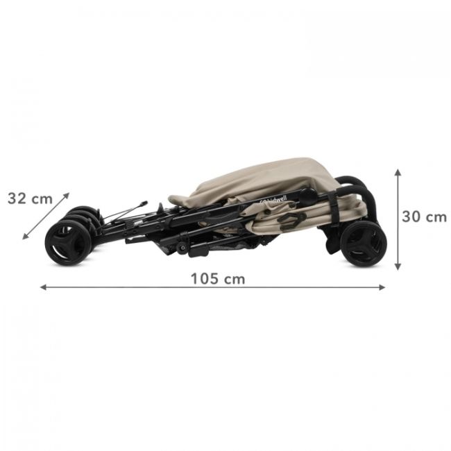 Carucior sport kidwell qugar beige black edeediwospqug02a0