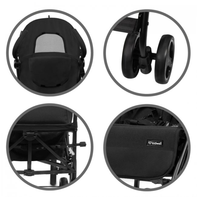 Carucior sport kidwell qugar black edeediwospqug01a0
