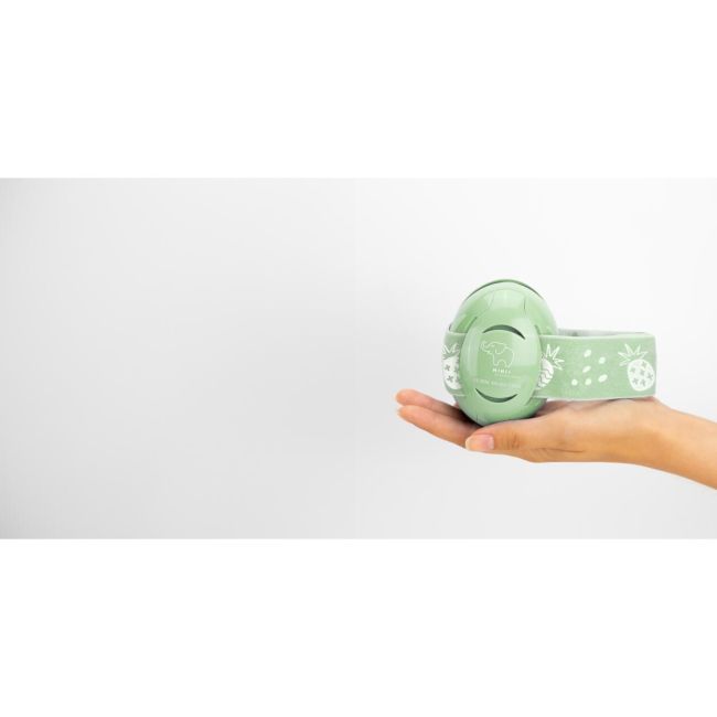 Casti antifonice pentru bebelusi, ofera protectie auditiva de la 0+ luni, 2 bentite reglabile, SNR 25, green, SCHALLWERK MINI+ Baby Green