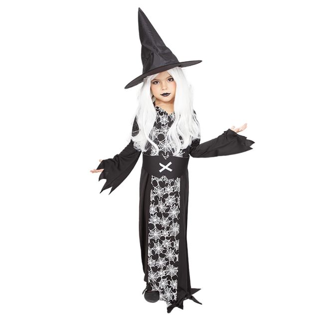 Costum de carnaval reflectorizant - vrajitoare paianjen