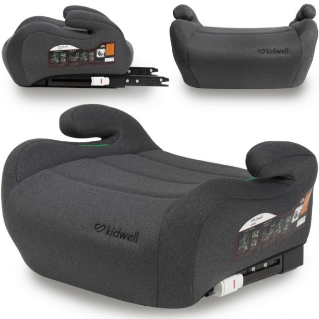 Inaltator auto 125-150 cm cu isofix kidwell ovan - gray edeedifosaova02a0