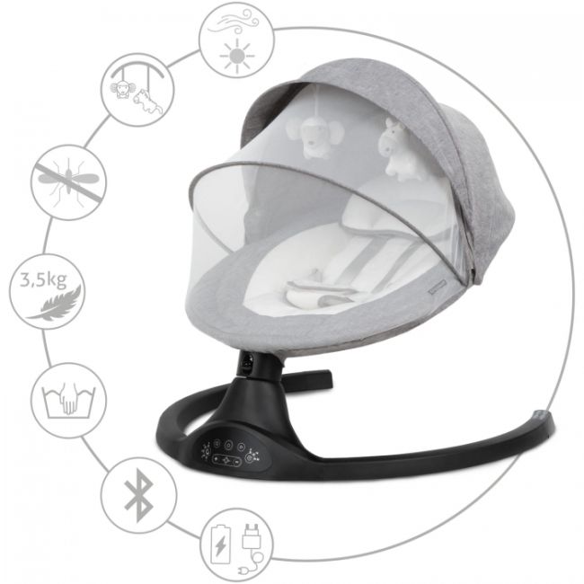 Leagan electric 2 in 1 kidwell luxi - black dark melange edeedibuellux01a5