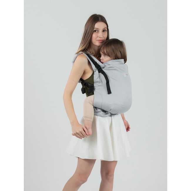 Marsupiu isara preschooler pearl grey