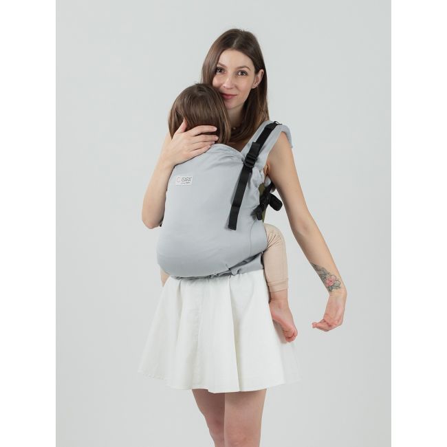Marsupiu isara preschooler pearl grey