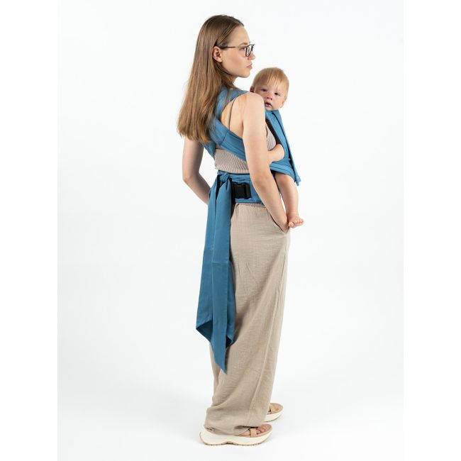 Marsupiu isara quick half buckle preschooler bluestone