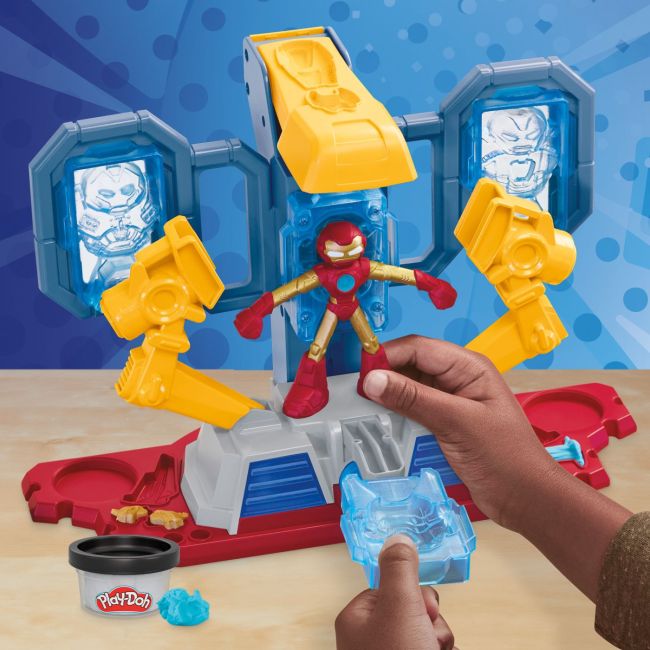 PLAY DOH IRON MAN LABORATORUL DE ARMURA VIVG0035