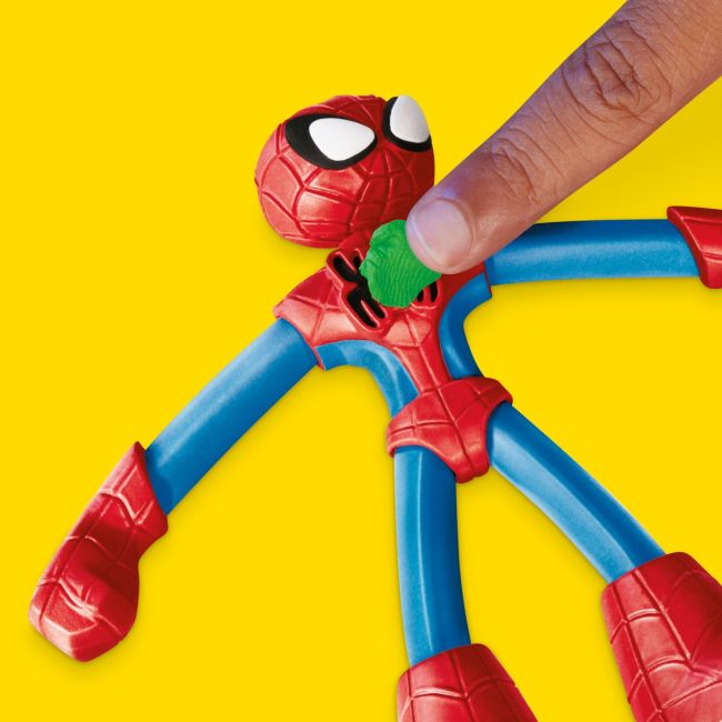 PLAY DOH SPIDERMAN SET 2 FIGURINE BATALIE CU LANSATOR SI SULITA VIVF9827