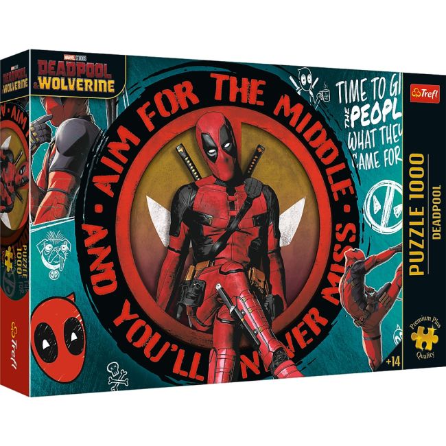 PUZZLE TREFL 1000 PREMIUM PLUS MARVEL DEADPOOL SI WOLVERINE VIV10835