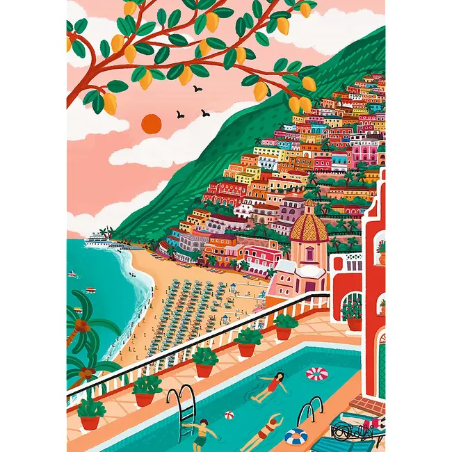 PUZZLE TREFL 1000 PREMIUM PLUS POSITANO ITALIA VIV10895