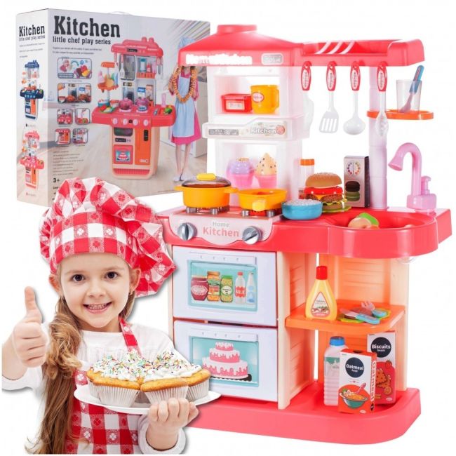 SET BUCATARIE MALPLAY CU LUMINI SUNETE SI ACCESORII VIVWD-R37