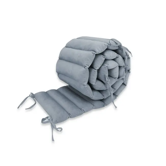 Aparatoare pentru patut, MimiNu, Tip panou, Pentru patut, Lungime 180 cm, Din catifea, Jeans BYN6426972026574