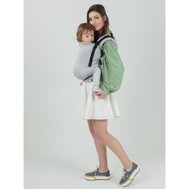 Marsupiu isara preschooler pearl grey