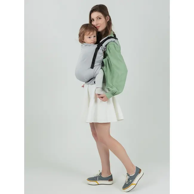 Marsupiu isara preschooler pearl grey