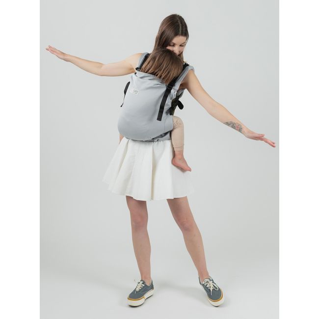 Marsupiu isara preschooler pearl grey