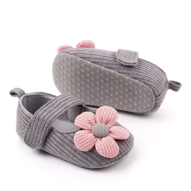 Pantofiori gri si bentita asortata chd2332-6-va10
