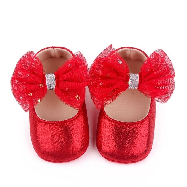 Pantofiori rosii sidefati pentru fetite chd2650-1-va4