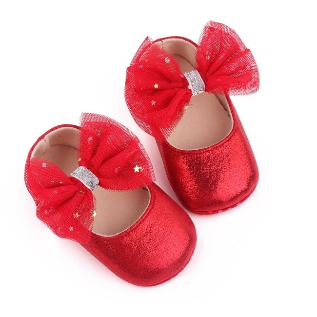Pantofiori rosii sidefati pentru fetite chd2650-1-va4