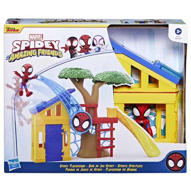 SPIDEY SI PRIETENII EXTRAORDINARI SCENA DE JOACA LOCUL DE JOACA LUI SPIDEY SI FIGURINA SPIDEY 10CM VIVF8842_F9352