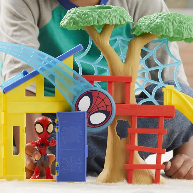 SPIDEY SI PRIETENII EXTRAORDINARI SCENA DE JOACA LOCUL DE JOACA LUI SPIDEY SI FIGURINA SPIDEY 10CM VIVF8842_F9352