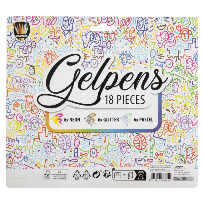 Set 18 pixuri cu gel