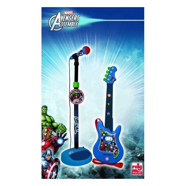 Set chitara si microfon Avengers - RG1652