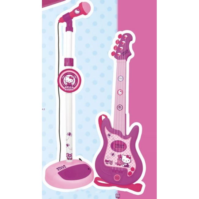 Set chitara si microfon Hello Kitty - RG1494