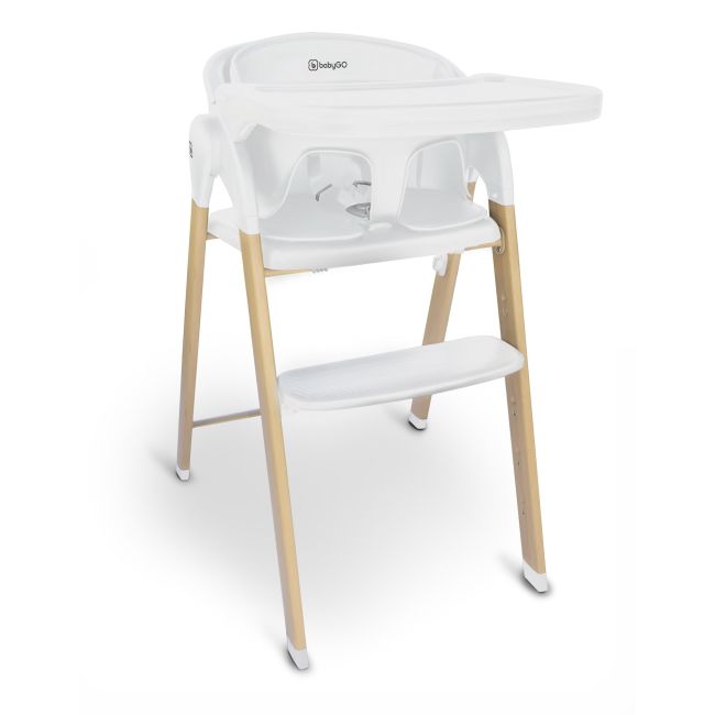 Babygo - scaun de masa 3 in 1 transformabil levels alb bbbbgo-5101