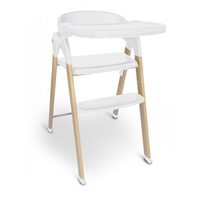 Babygo - scaun de masa 3 in 1 transformabil levels alb bbbbgo-5101