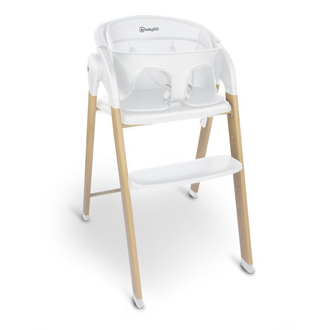 Babygo - scaun de masa 3 in 1 transformabil levels alb bbbbgo-5101