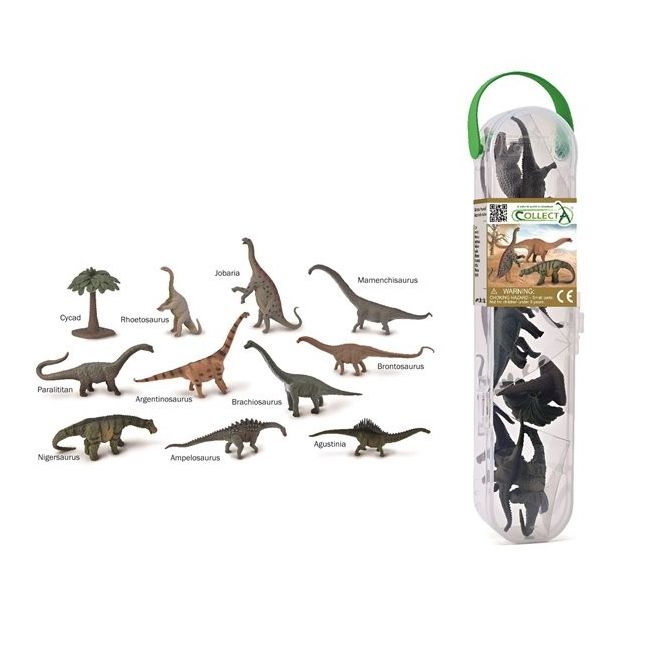 Cutie cu 12 minifigurine pictate manual sauropode a1213 - okecola1213box