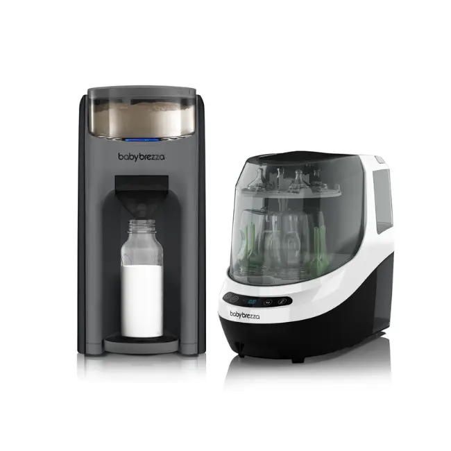 Pachet BebeStart 9 - Espressor Formula Pro Advanced Charcoal + Bottle Washer Pro