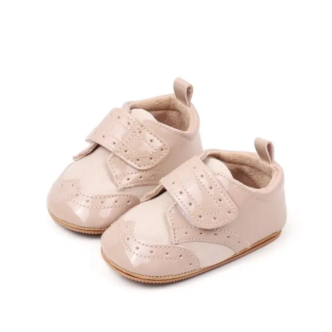 Pantofiori eleganti crem pentru baietei chbmb3234-3-va11