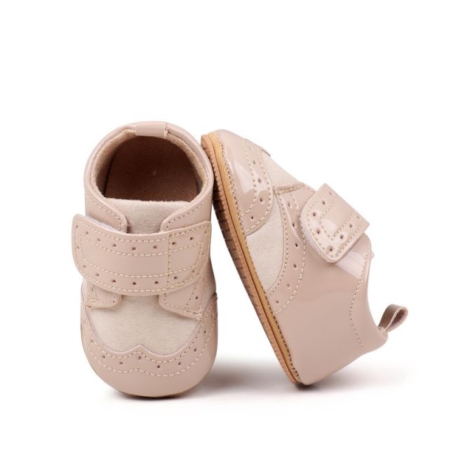 Pantofiori eleganti crem pentru baietei chbmb3234-3-va11