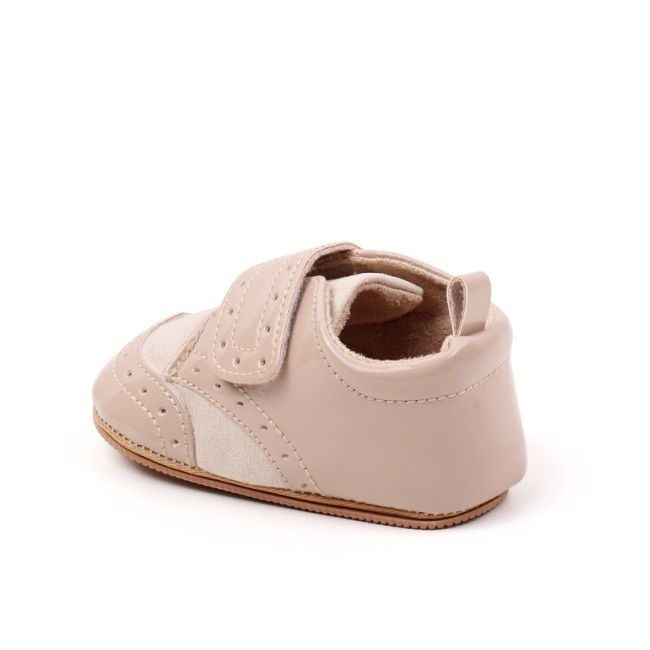 Pantofiori eleganti crem pentru baietei chbmb3234-3-va11