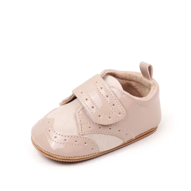 Pantofiori eleganti crem pentru baietei chbmb3234-3-va11