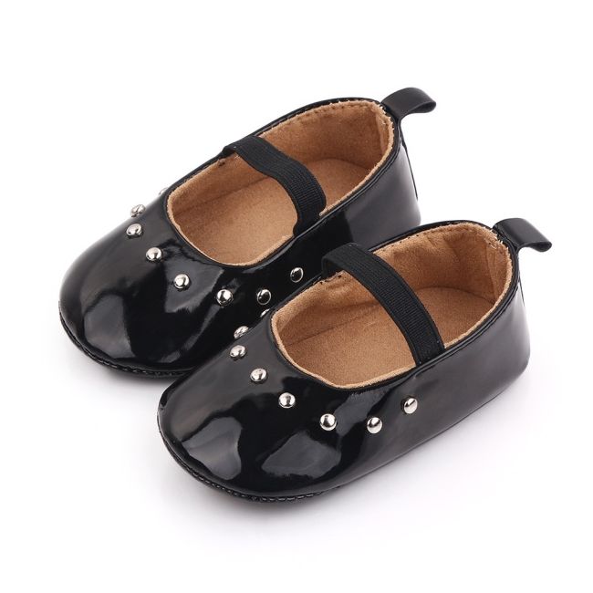 Pantofiori negri din piele ecologica lacuita chd2546-3-va11
