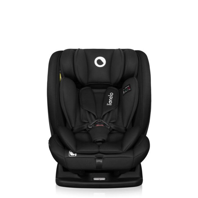 Scaun auto, Lionelo, i-Size Izzy, 0-36 Kg, 40-150 cm, Instalare cu centurile masinii, Protectie laterala, Ajustare spatar in 3 pozitii, Tetiera reglabila in 13 trepte, Conform cu R129, Negru BYNLO-IZZY_I-SIZE_BLACK_CARBON