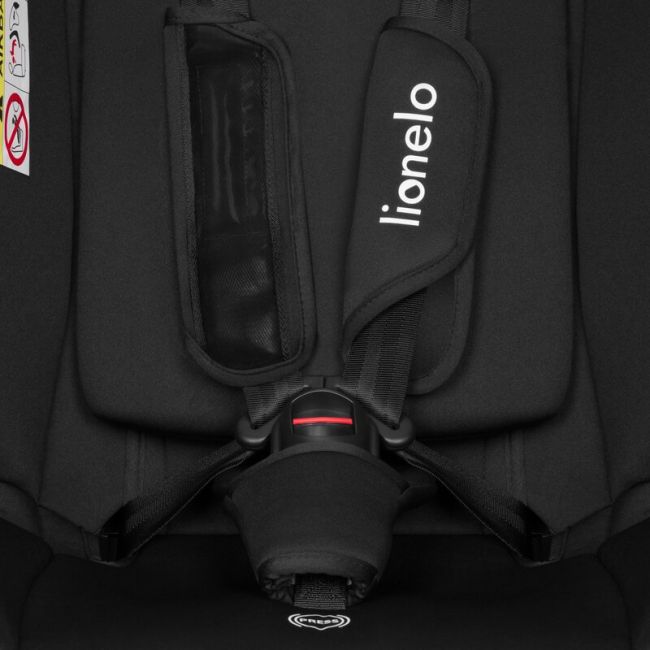 Scaun auto, Lionelo, i-Size Izzy, 0-36 Kg, 40-150 cm, Instalare cu centurile masinii, Protectie laterala, Ajustare spatar in 3 pozitii, Tetiera reglabila in 13 trepte, Conform cu R129, Negru BYNLO-IZZY_I-SIZE_BLACK_CARBON