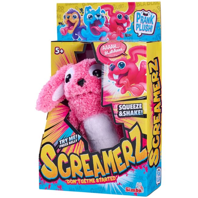 Jucarie de plus simba screamerz rabbit 30 cm cu sunete hubs105953332