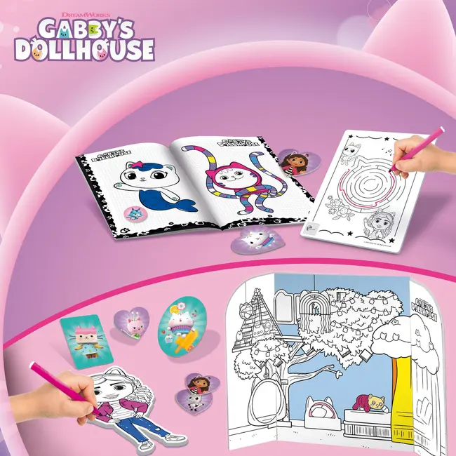 Kit de creatie cu ghiozdanel - gabby's dollhouse