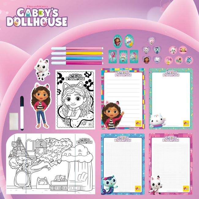 Kit de creatie cu ghiozdanel - gabby's dollhouse