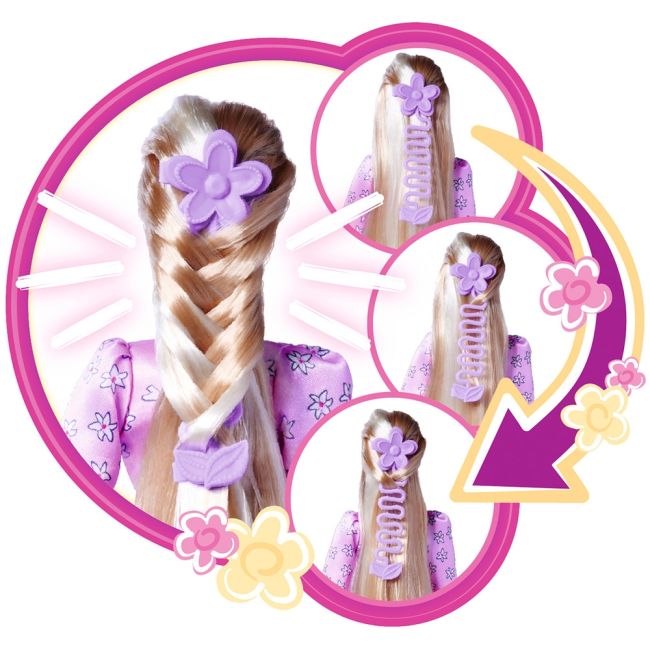 Papusa simba steffi love flower hair 29 cm cu accesorii hubs105733640