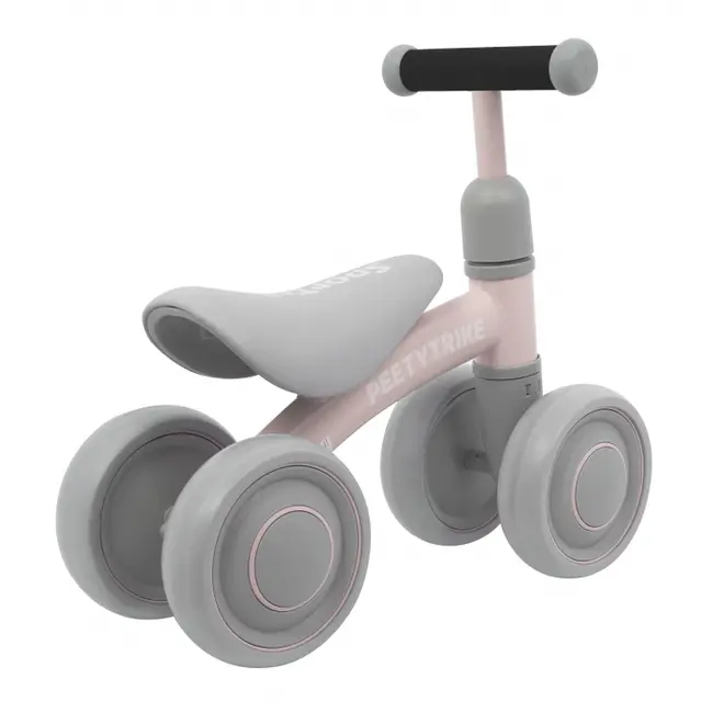 Bicicleta fara pedale cu 4 roti din plastic sportrike - roz edeedizsp.z7.roz