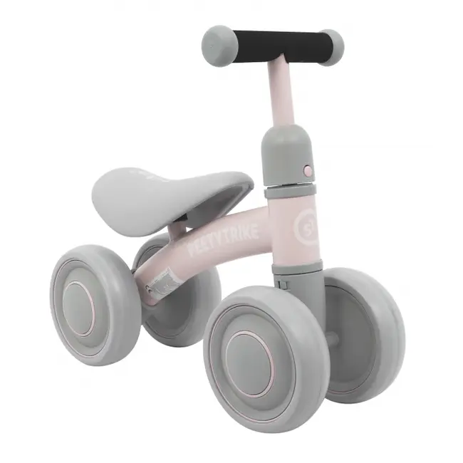 Bicicleta fara pedale cu 4 roti din plastic sportrike - roz edeedizsp.z7.roz