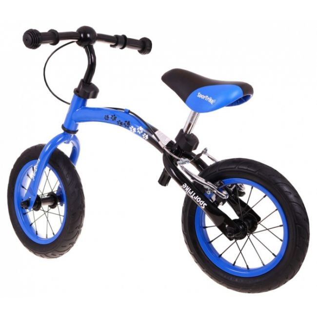 Bicicleta fara pedale cu frana si cadru variabil, roti gonflabile, boomerang sportrike - albastru edeedirb.wb-06.nb