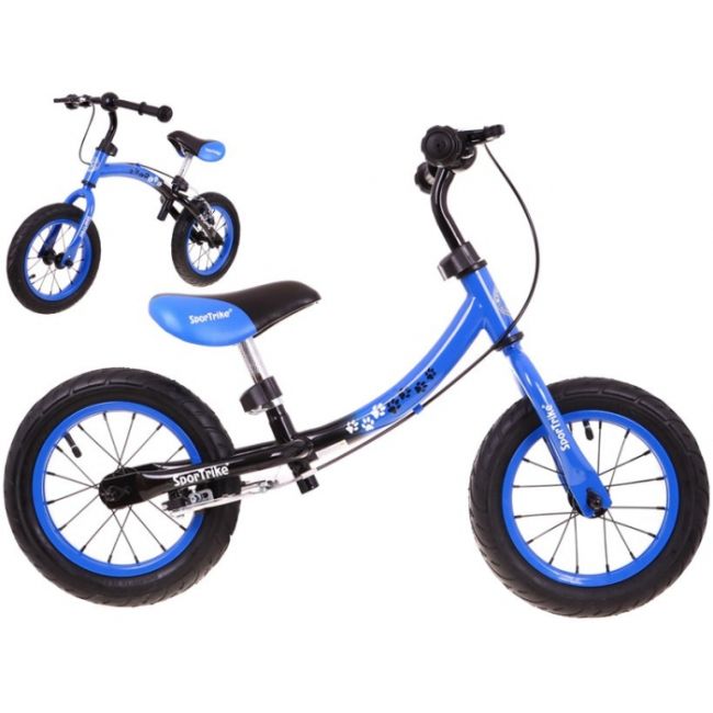 Bicicleta fara pedale cu frana si cadru variabil, roti gonflabile, boomerang sportrike - albastru edeedirb.wb-06.nb