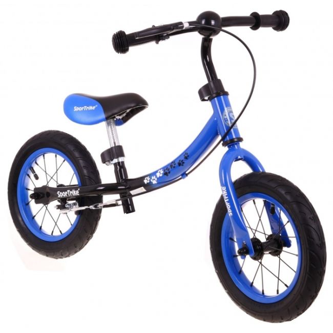 Bicicleta fara pedale cu frana si cadru variabil, roti gonflabile, boomerang sportrike - albastru edeedirb.wb-06.nb