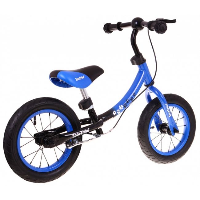 Bicicleta fara pedale cu frana si cadru variabil, roti gonflabile, boomerang sportrike - albastru edeedirb.wb-06.nb