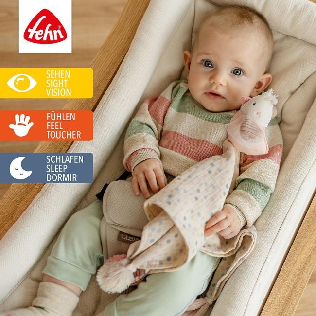 Jucarie doudou - pasare pastel